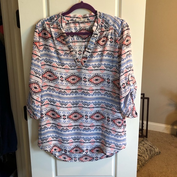 Multi color blouse - Picture 1 of 5